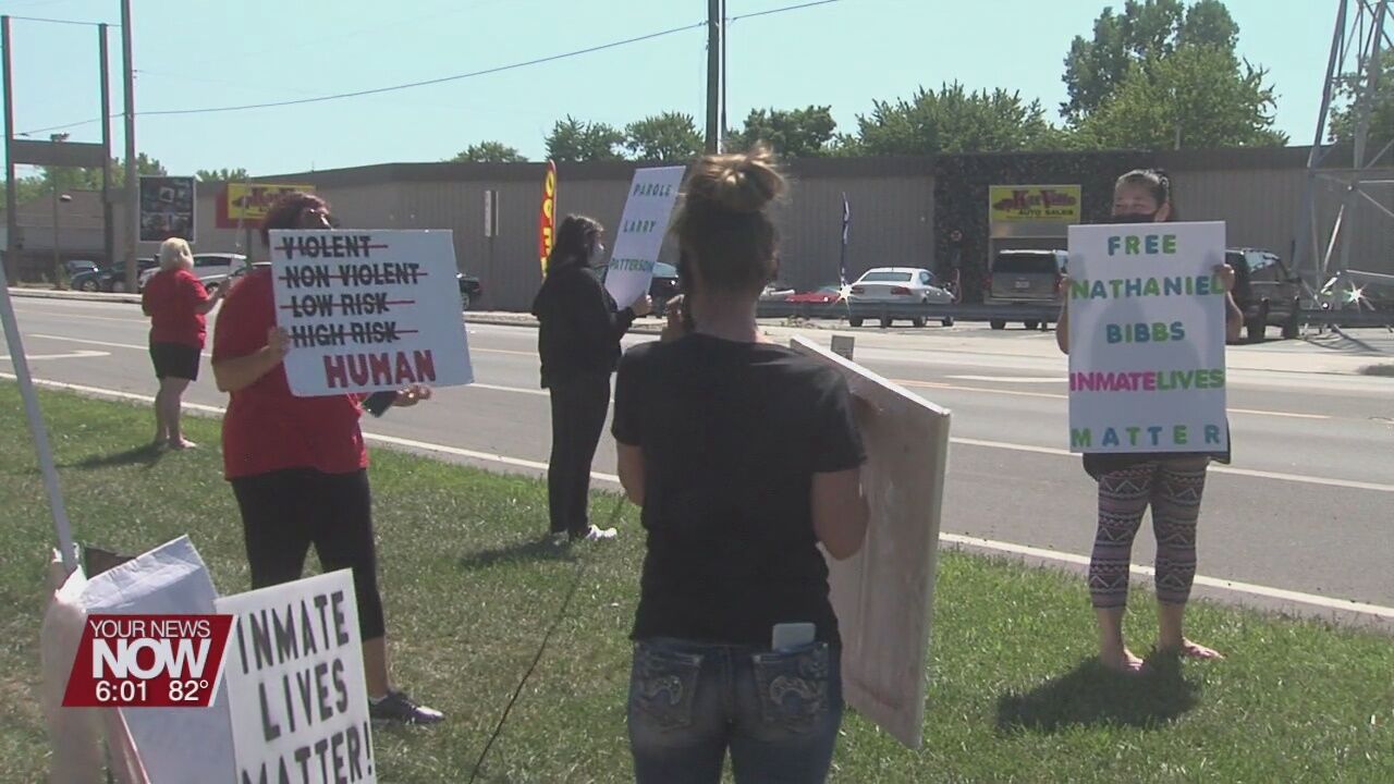 Protest outside of the Allen Oakwood Correctional Institution